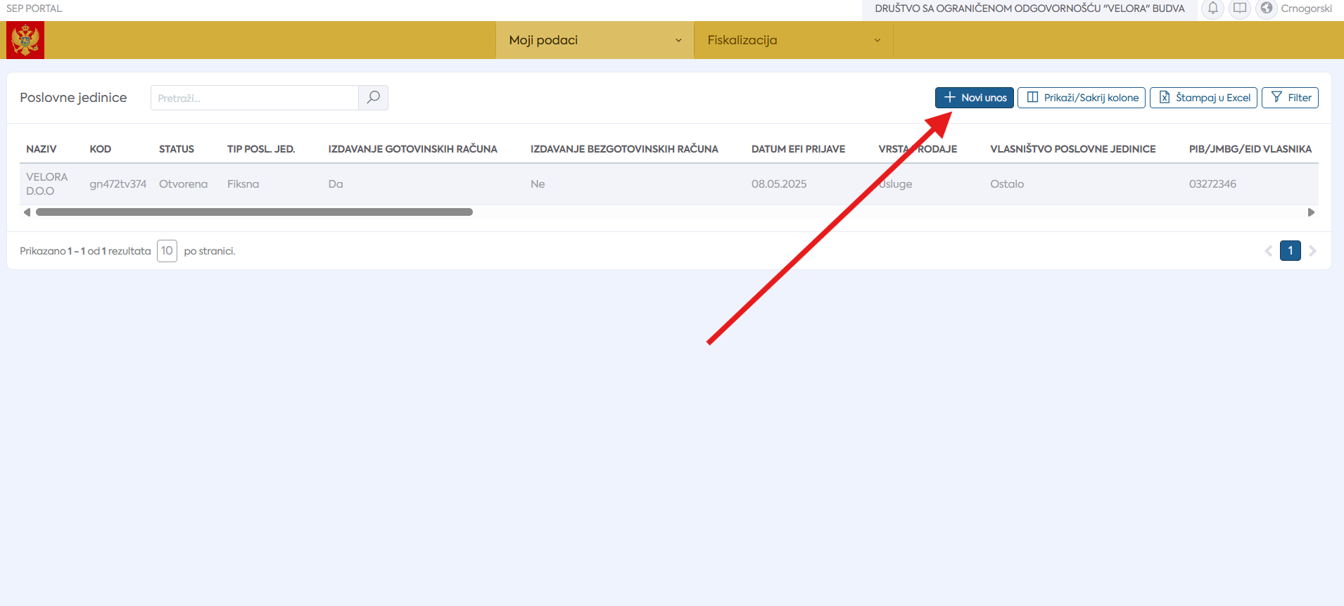 Business Unit Step 3 Screenshot