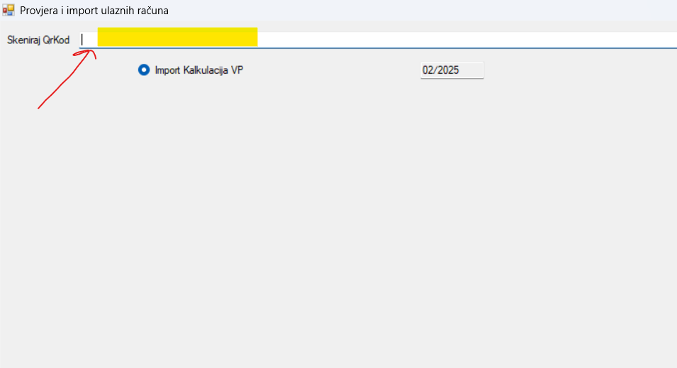 Fokus na searchbar